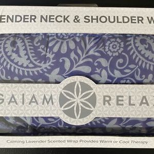 Gaiam Lavender Neck & Shoulder Wrap, NIB!